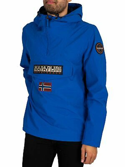 Pre-owned Napapijri Men's Rainforest Jacket, Blue