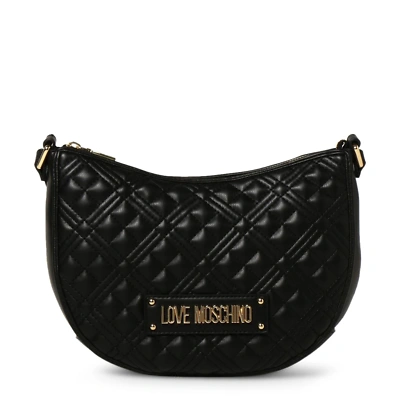 Pre-owned Moschino Love  Women's Shoulder Bag Black Jc4015pp0dla0