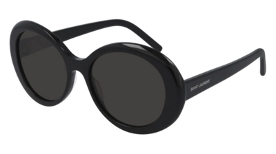 Pre-owned Saint Laurent Brand  Sunglasses Sl 419 001 Black Black Ladies Authentic
