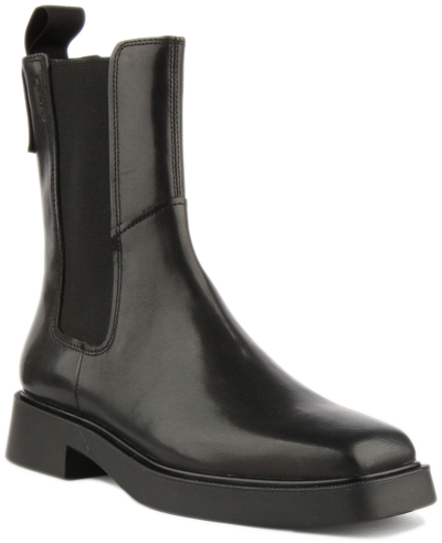 Pre-owned Vagabond Jillian Womens Leather Chelsea Boots In Black Uk Size 3 - 8