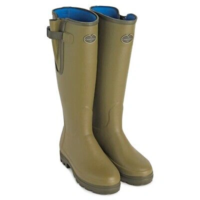 Pre-owned Le Chameau Women's Vierzonord Neoprene Lined Wellingtons