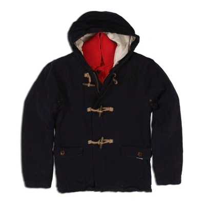 Pre-owned Scotch & Soda Duffle Coat With Inner Quilted Detachable Jacket Combo (navy)
