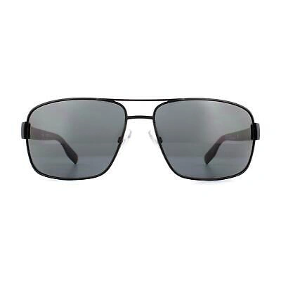 Pre-owned Hugo Boss Boss Sunglasses 0521 003 Ah Matt Black Grey Polarized