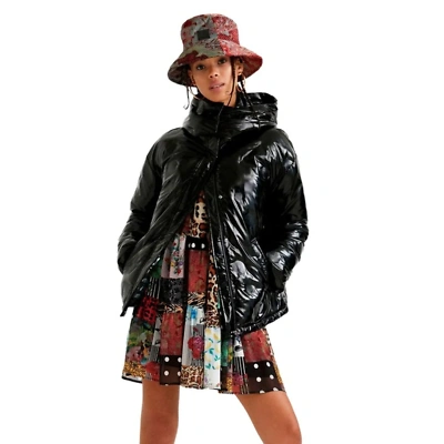 Pre-owned Desigual Women's Coat Black 331492