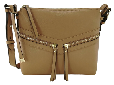 Pre-owned Radley Crossbody Bag Brown Dark Butter Medium Top Zip Smith Street Rrp £179