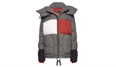 Pre-owned Tommy Hilfiger Hilfiger Collection Flag Patchwork Down Jacket Mens Genuine £500+ Med Coat