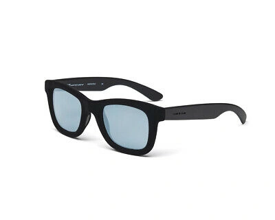 Pre-owned Italia Independent Sunglasses Velvet 0090v 009.slv Black Silver Unisex