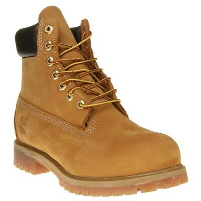Pre-owned Timberland Mens 6` Premium Ankle Boots Tan
