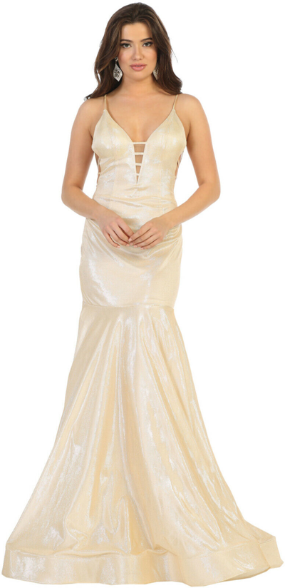 Pre-owned Designer Sale Special Occasion Stretch Dresses Formal Red Carpet Shiny Evening Prom Gown