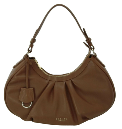 Pre-owned Radley Shoulder Bag Brown Medium Top Zip Forest Way Handbag Rrp £219