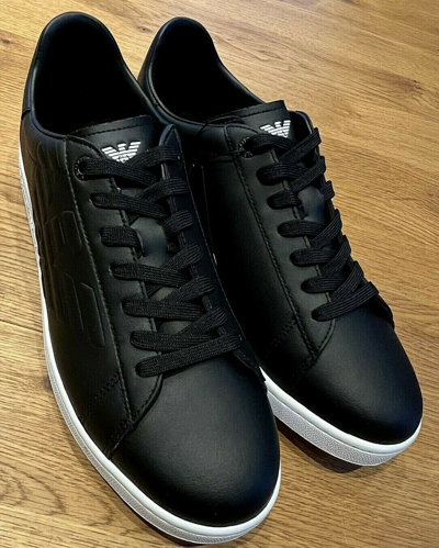 Pre-owned Ea7 Sport Mens Trainers - Black - Uk Sizes 7, 10 & 11 - & Boxed - Rrp £146