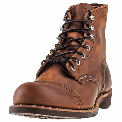 Pre-owned Red Wing Shoes Red Wing Iron Ranger Mens Copper Casual Boots - 7 Uk