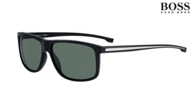 Pre-owned Hugo Boss Sunglasses 0875/s (ypp85) - Black Rrp-£195