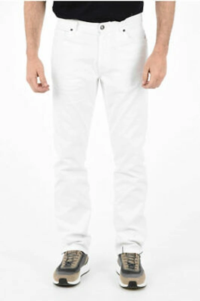 Pre-owned Ermenegildo Zegna Men Jeans Ez Luxury Mid Rise Jeans 19cm White