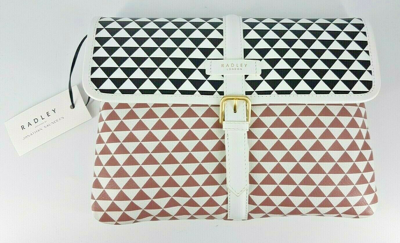 Pre-owned Radley Designed By Jonathan Saunders Clutch Bag Geometric Rrp £139 Sk001 Aa 01