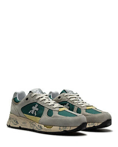 Pre-owned Premiata Men's Shoes Trainers  Mase 5680 Green