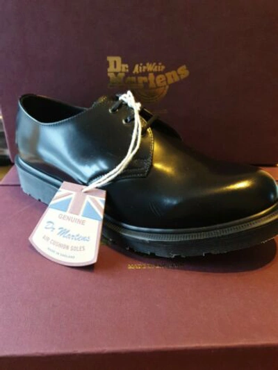 Pre-owned Dr. Martens' Dr. Martens 1461 Black Boanil Brush Shoes Uk 6 Eu 39 Made In England Rrp £175.00