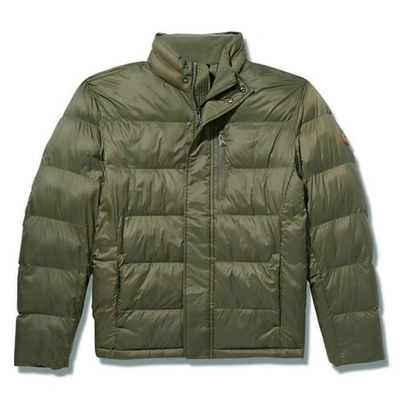 Pre-owned Timberland Mount Weeks Quilted Jacket Dark Green Xxl Rrp £185