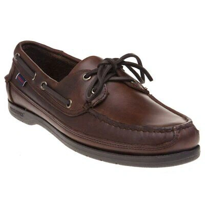 Pre-owned Sebago Mens Schooner Boat Shoes Brown
