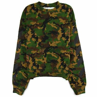 Pre-owned Off-white Off White Camouflage Oversized Crewneck Sweatshirt Camo