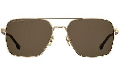 Pre-owned Hugo Boss 1045/s 000 7 Sunglasses Rose Gold Metal Brown Shades 2 Year Guarantee