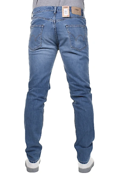 Pre-owned Edwin Jeans Slim Tapered Kaihara Pure Indigo Stretch Denim Light Blue