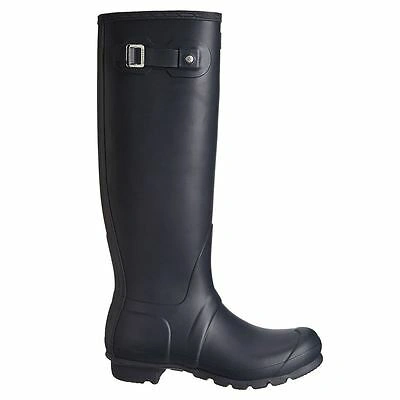 Pre-owned Hunter Original Tall Navy Womens Wellies Rainboots