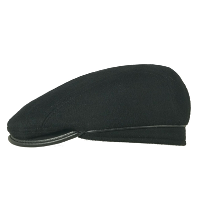 Pre-owned Baldessarini Agnos Cashmere Flatcap 100% Cashmere Flat Cap Ear Flaps Hat