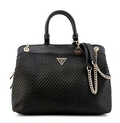 Pre-owned Guess Bag Handbag Hassie Charm Shoulder Bag Black