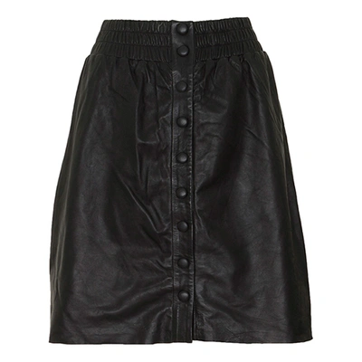 Pre-owned Pepe Jeans Women's Marie Leather Skirt Pn: Pl900825