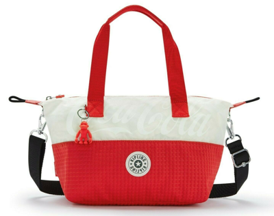 Pre-owned Kipling Art Mini Handbag - Cc Wild Red