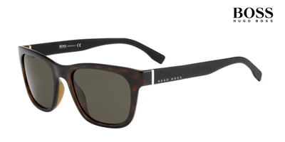 Pre-owned Hugo Boss Sunglasses 0830/s Z2inr Darkk Havana / Black Rrp £198