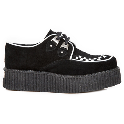 Pre-owned New Rock Rock M.2415 S4 Black,white - Boots, Neo Creepers, Unisex