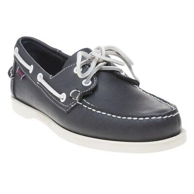 Pre-owned Sebago Mens Dockside Portland Boat Shoes Blue