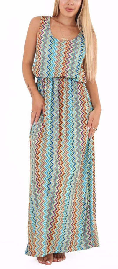 Pre-owned Famous Brand Ladies Women Toga Sleeveless Jersey Bubble Puff Balloon Plain Maxi Dress 8-26