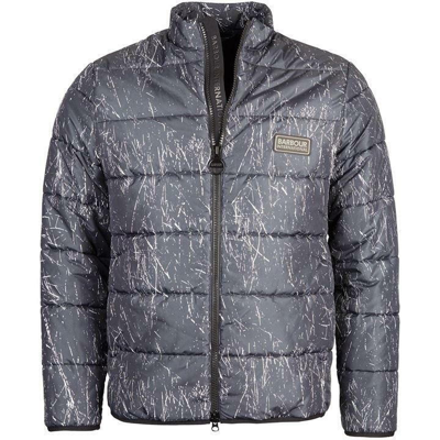 Pre-owned Barbour International Printed Highside Quilted Jacket - Medium Size
