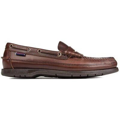 Pre-owned Sebago Mens Sloop Boat Shoes Brown