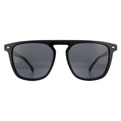 Pre-owned Hugo Boss Sunglasses Boss 1127/s 807 Ir Black Grey