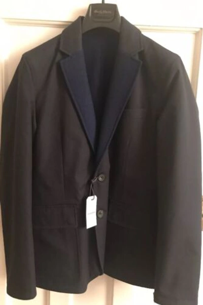 Pre-owned Hardy Amies Sale  Reversible Navy Jacket Xs (bnwt)