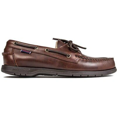 Pre-owned Sebago Mens Endeavor Boat Shoes Brown