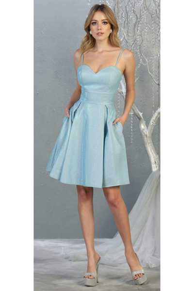 Pre-owned Designer Semi Formal Short  Dress