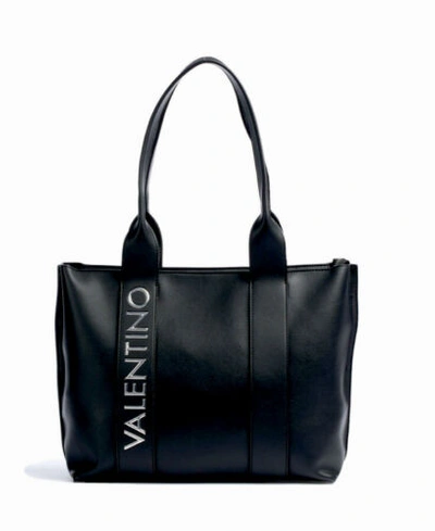 Pre-owned Valentino Garavani Valentino - Woman's Shoulder Bag In Black Side Logo Brand ,sealed ,￼