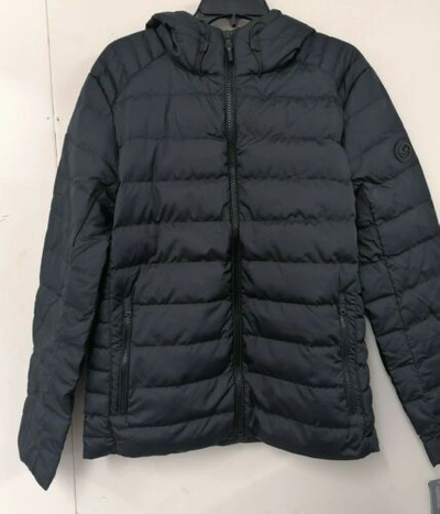 Pre-owned Michael Kors Premium Down Men's Puffer Jacket Coat Black Size M D32
