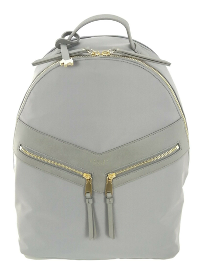 Pre-owned Radley Backpack Bag Grey Nylon Medium To Large Zip Around Smith Street