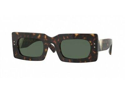 Pre-owned Valentino Sunglasses Va4094 500271 Brown Green Woman