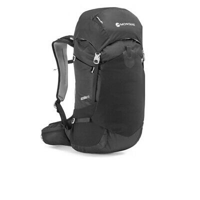 Pre-owned Montané Montane Womens Azote 30 Backpack Black Sports Outdoors Breathable Lightweight