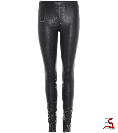 Pre-owned Edinstyle Genuine Hot Style Woman's Skinny Leather Trouser Pure Soft Sheep Skin Jeans