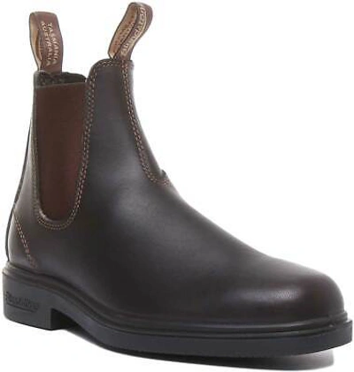 Pre-owned Blundstone 62 Womens Work Chelsea Boots In Stout Brown Uk Sizes 3 - 7