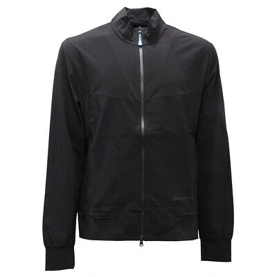 Pre-owned Save The Duck 3938ah Felpa Bomber Tecnica Uomo  Black Jacket Man