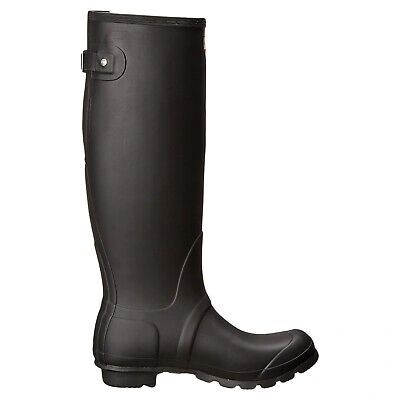 Pre-owned Hunter Womens Boots Original Tall Adjustable Wellington Rain Rubber